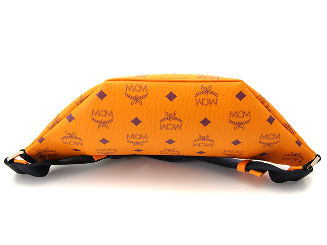 MCM MCM Visetos 腰包 橙色 海军蓝 PVC 皮革 2143000543875 [200]